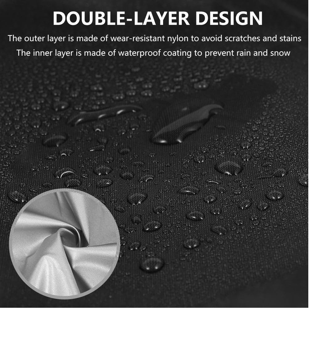 UCRAVO Waterproof Backpack Rain Cover with Adjustable Anti Slip Buckle Strap & Sliver Coating Reinforced Inner Layer for Camping, Hiking, Traveling, Hunting, Biking and More