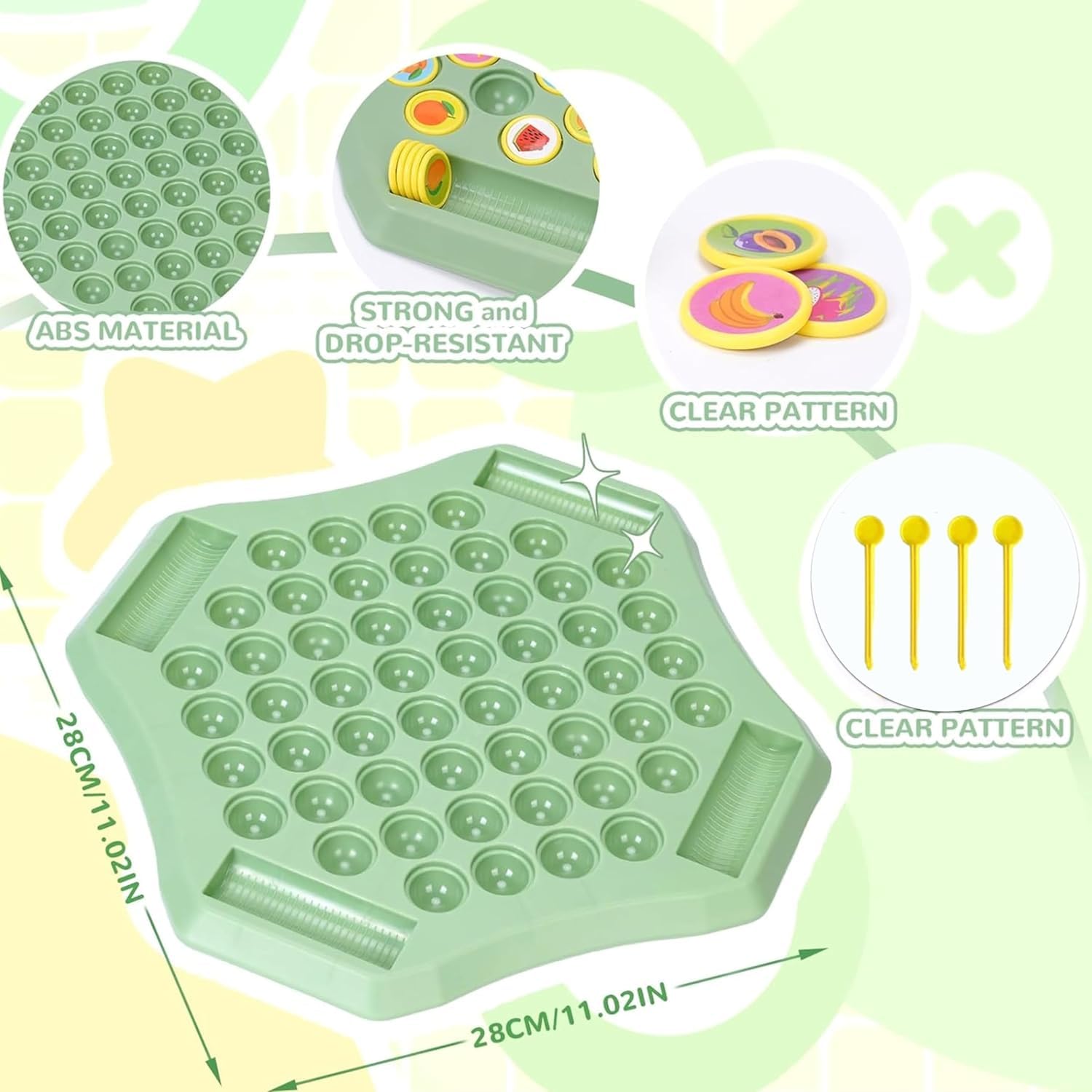 UCRAVO Memory Flip Chess Game for Toddlers, Montessori Matching Puzzle Board Game, Educational Learning Activity & Travel Toy for Kids & Preschoolers