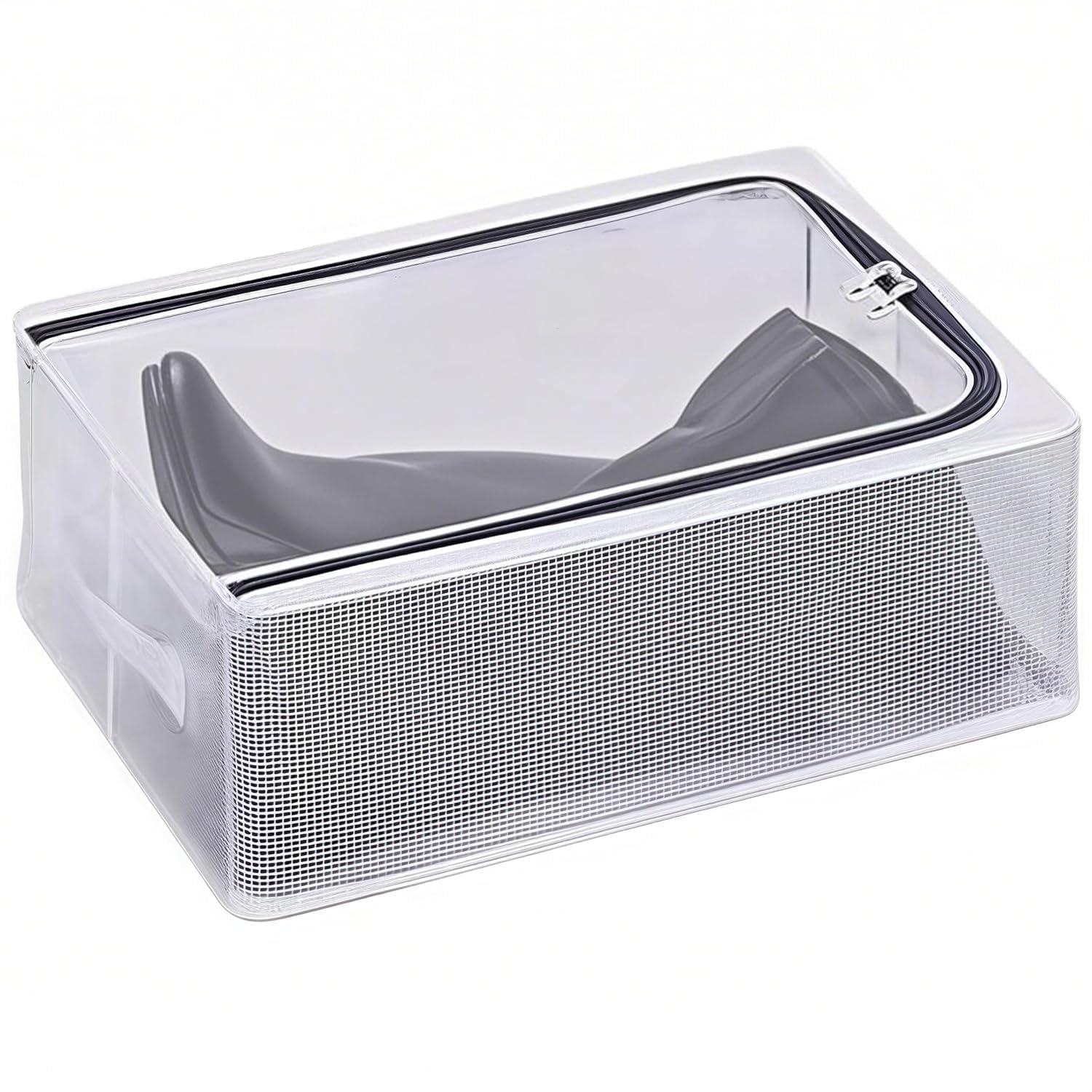 UCRAVO 2-Piece Shoe Rack Box Set – Foldable Dustproof Stackable Shoe Organizer for Closet & Wardrobe, Space-Saving Shoe Storage Cabinet for Home, Bedroom, Office & Entryway 24 Litter