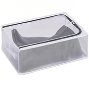UCRAVO 1-Piece Shoe Rack Box – Dustproof Foldable Shoe Organizer for Closet, Stackable & Easy to Clean Space-Saving Shoe Storage Cabinet for Home, Wardrobe, Bedroom & Entryway 24 Litter