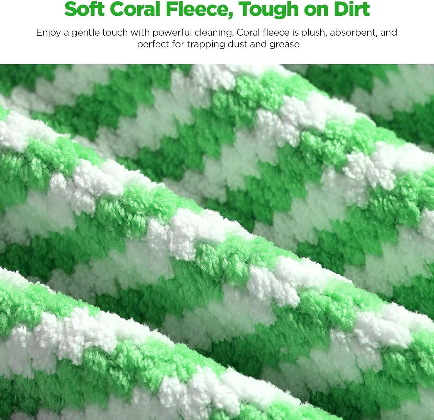 UCRAVO 3pcs Kitchen Cleaning Napkin, Super Absorbent Dishwashing Cloth, Soft Durable Dish Drying Towels for Kitchen, Countertop Wiping, Stain Removal, Multi-Purpose Reusable Kitchen Cleaning Cloth Set