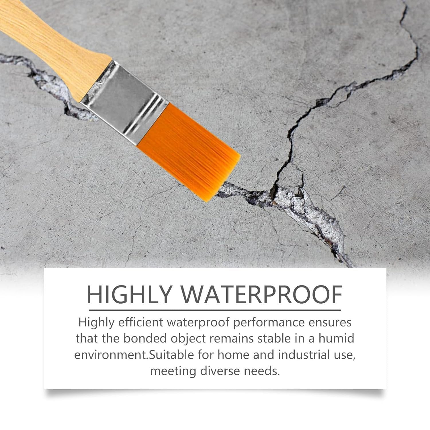 UCRAVO Wall Sealant Anti Leakage Glue Waterproof Adhesive Roof Water Leakages Stops Glue for Wall, Transparent Crack Seal Protection Outdoor Bathroom Tile Window Roof