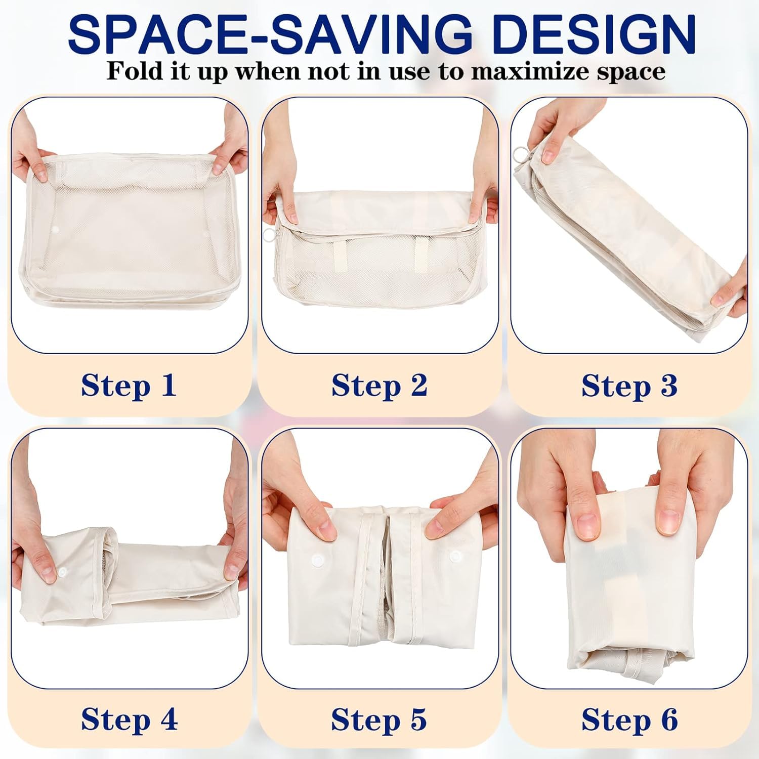 Ucravo Packing Cubes for Suitcases,7 Pcs Travel Luggage Organiser Bags,waterproof Packing Cubes for Backpack Suitcase,travel Essentials Bag Compression Storage Bags,travelling Accessories(grey)