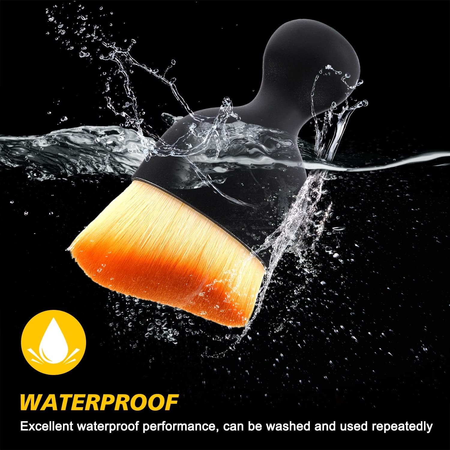 Brush Mini Car Cleaning Brush with Handle and Dust Cover, Car Interior Dust Brush, Car Duster Brushes, Auto Interior Soft Bristles Cleaning Brush Dusting Tool for Car, Home, Office, Keyboard (Brush 1)