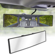 UCRAVO Wide Angle Rear View Mirror for Car – Interior Clip On Rearview Mirror, Anti Glare HD Convex Mirror, Universal Fit Vehicle Back Seat Mirror, Enhanced Blind Spot View Driving Safety Accessory