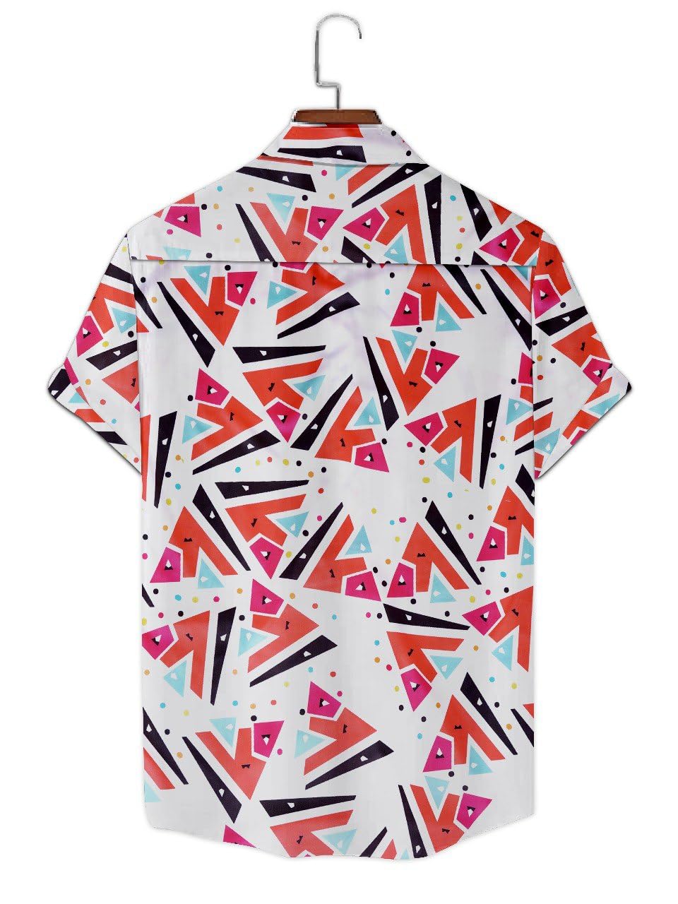 COOAFNDY (Size-M) Shirt for Men Fashion Summer Top Shirts Casual Hawaiian Beach Print Button Soft Top Short Sleeve Men Stylish Shirt Anime Graffiti Printed Hawaiian Multicoloured