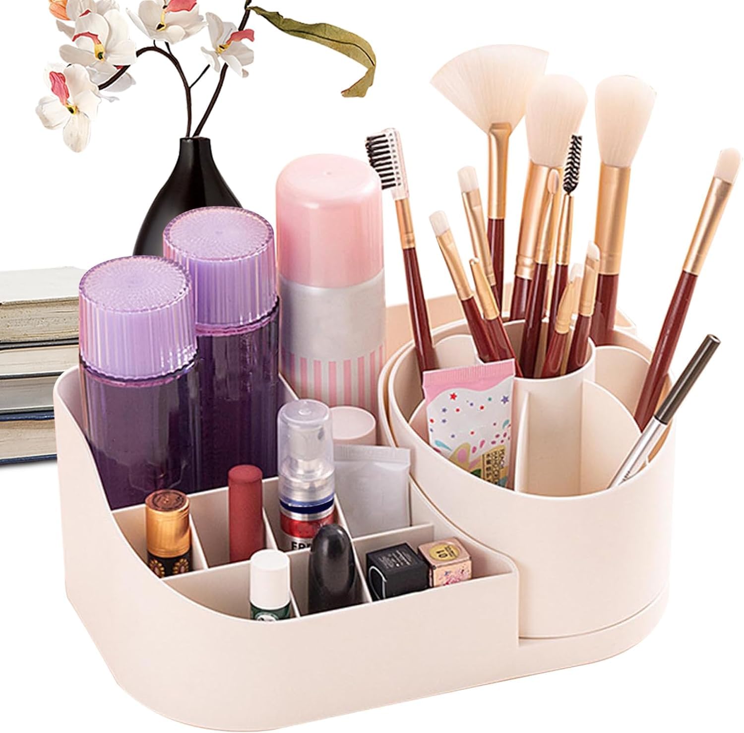 UCRAVO Black Round Mesh Pen Stand, Pencil Holder, Pen Organizer for Desk, Pen Cups, Stationary Storage Stand, Makeup Brush Holders, Pen, Pencil Holder for Office Home and Study Table