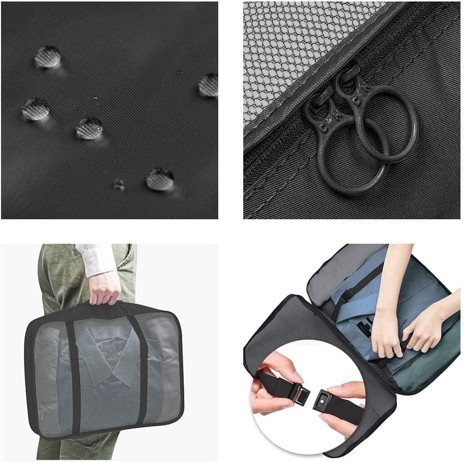 Ucravo Packing Cubes for Suitcases,7 Pcs Travel Luggage Organiser Bags,waterproof Packing Cubes for Backpack Suitcase,travel Essentials Bag Compression Storage Bags,travelling Accessories(grey)