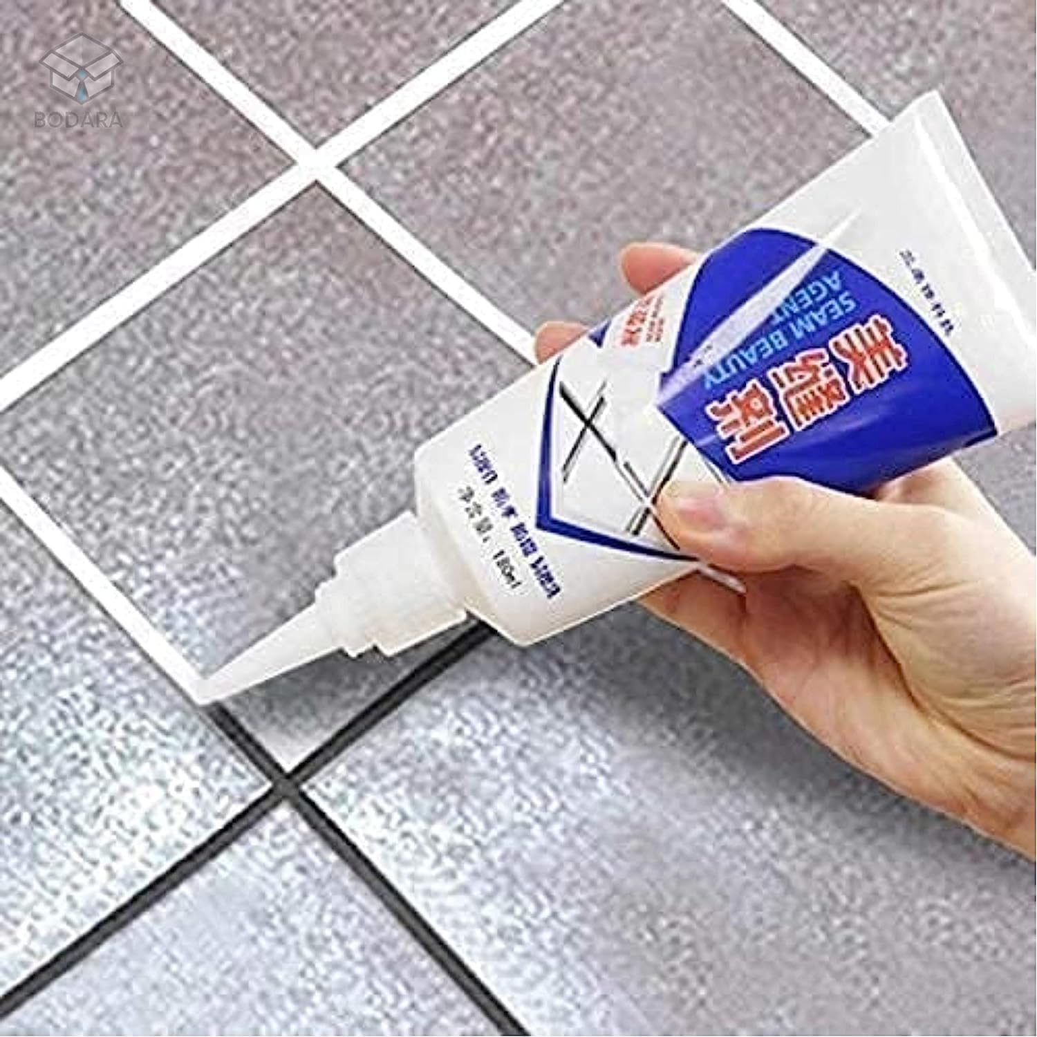 Tiles Gap Filler Waterproof 180ml, New 2025 Waterproof Tile Gap Crack Filler Tube Paste, Grout Repairs Renews Fills Tube, Filling Tile Space, Crack Seal Agent Grouting Paste for Tiles, Gap Sealant