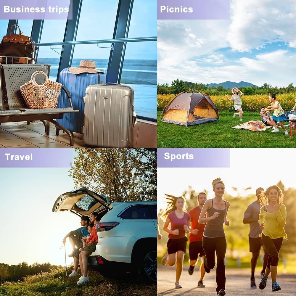 UCRAVO Shoe Bag for Travel & Storage Travel Organizer for Women & Men Travel Accessories Shoe Organizer Shoe Bags Pouches Travel Shoe Cover for Travelling Travel Essentials (Pack of 6)