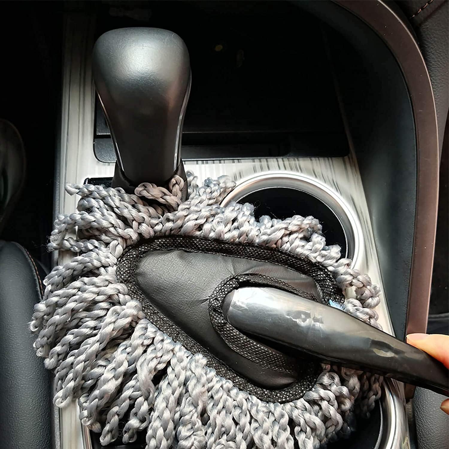 UCRAVO Super Soft Multipurpose Mini Interior Car Duster | Car Cleaning Accessories | Microfiber | Ultra Washable for Dry/Wet Car, Home, Kitchen, Office Cleaning Brush Visit The RIDERSCART Store