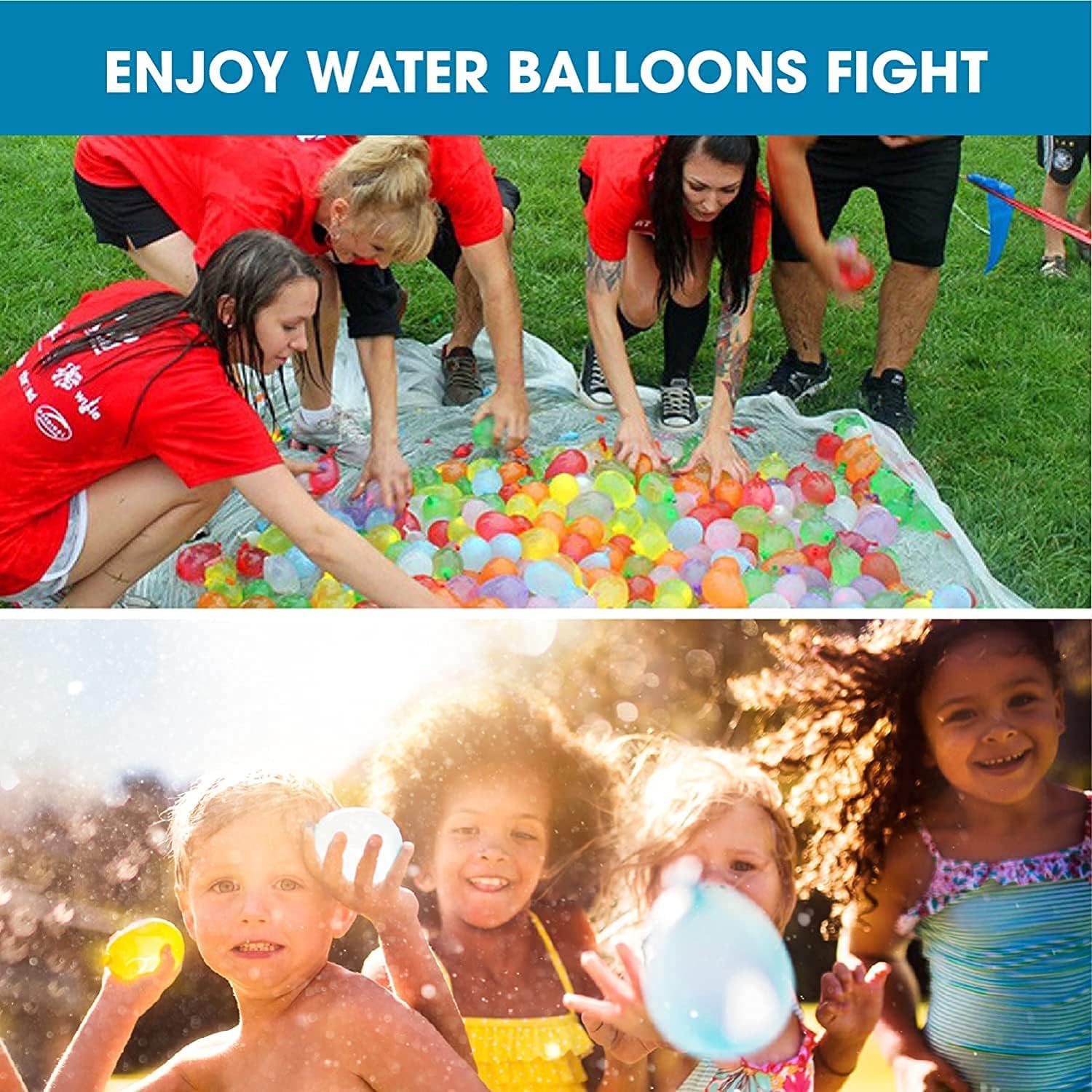 111 Pcs Magic Water Balloons For Outdoor Game | Self Sealing Water Balloons | Water Balloon For Summer Toy | Magic Balloon Water Fun | Balloon For Party Game, Holi Water Magic Balloons