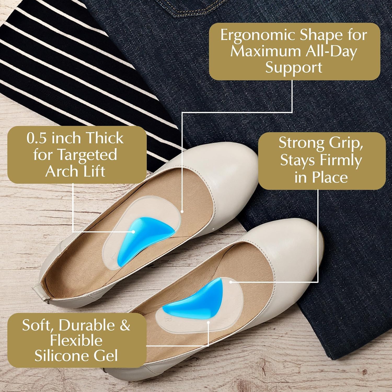 UCRAVO Silicone Gel Heel Cups for Heel Pain Relief | Soft Cushion Heel Support Inserts for Plantar Fasciitis,Heel Spur, Cracked Heels & Achilles Pain Shock Absorbing Heel Pads for Men & Women(1 Pair)